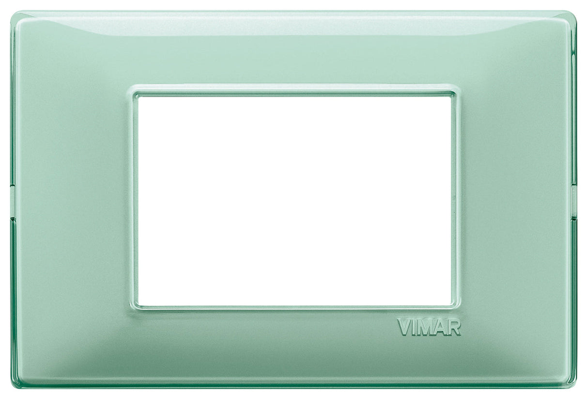 PLACA 3 MOD. TECNOPOLIMERO REFLEX MENTA PLANA VIMAR