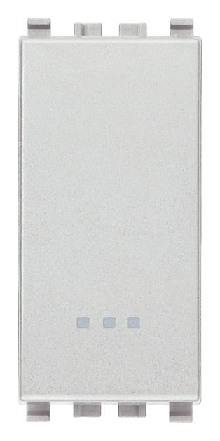 INTERRUPTOR 1P 16AX. 250V. 1 MOD. ILUMINABLE TECLA INTERCAMBIABLE NEXT EIKON VIMAR