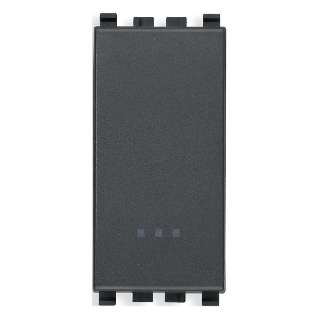 INTERRUPTOR 1P 16AX. 250V. 1 MOD. ILUMINABLE TECLA INTERCAMBIABLE GRIS EIKON VIMAR