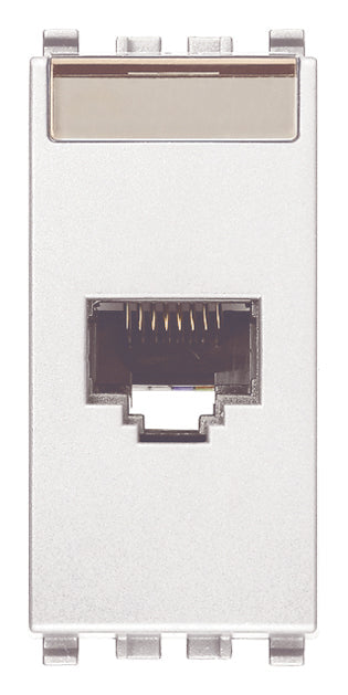 TOMA RJ45 NETSAFE CAT. 5E UTP NO BLINDADA BLANCO EIKON VIMAR