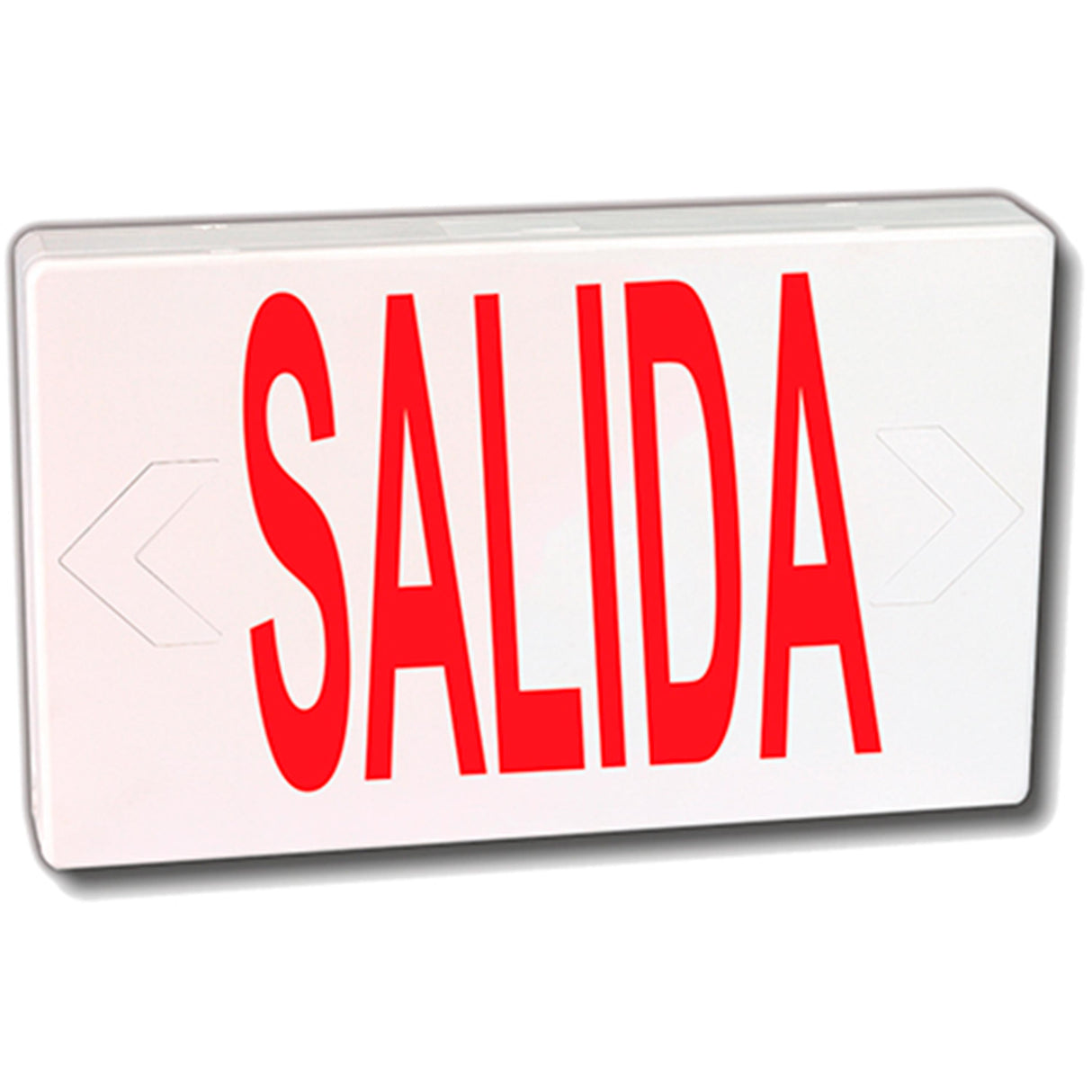 LETRERO DE SEÑALIZACION 3.8W/120-277V. "SALIDA" LED ROJO BEGHELLI