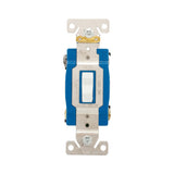 INT. 4 VIAS 15A/120-277V. AUTO GRD BLANCO AH1204FW