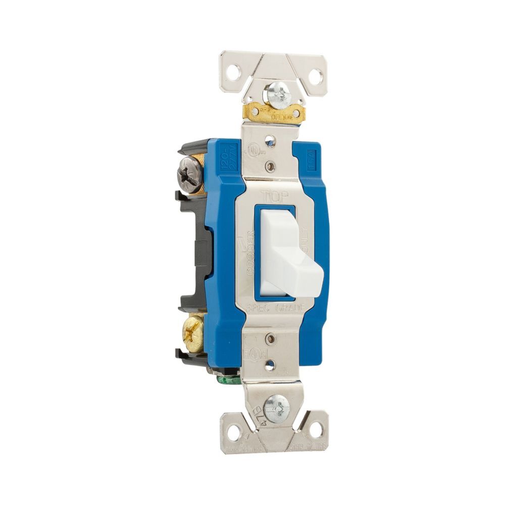 INT. 4 VIAS 15A/120-277V. AUTO GRD BLANCO AH1204FW