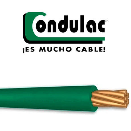 CAJA CABLE THW CALIBRE  10 VERDE ANTIFLAMA 754 CONDULAC
