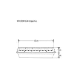 LUMINARIO DE PISO SOBREPONER 18W. 12LEDS. DIRIGIBLE BLANCO CALIDO INCLUYE HOUSING