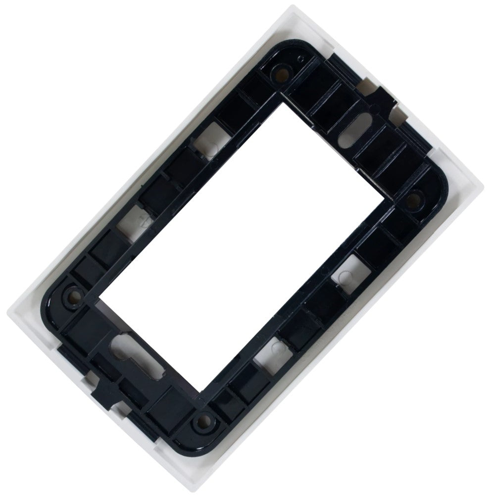 PLACA 3 MODULOS BLANCA MODULAR ULTRA LEVITON