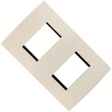 PLACA 2 MODULOS MARFIL MODULAR ULTRA LEVITON