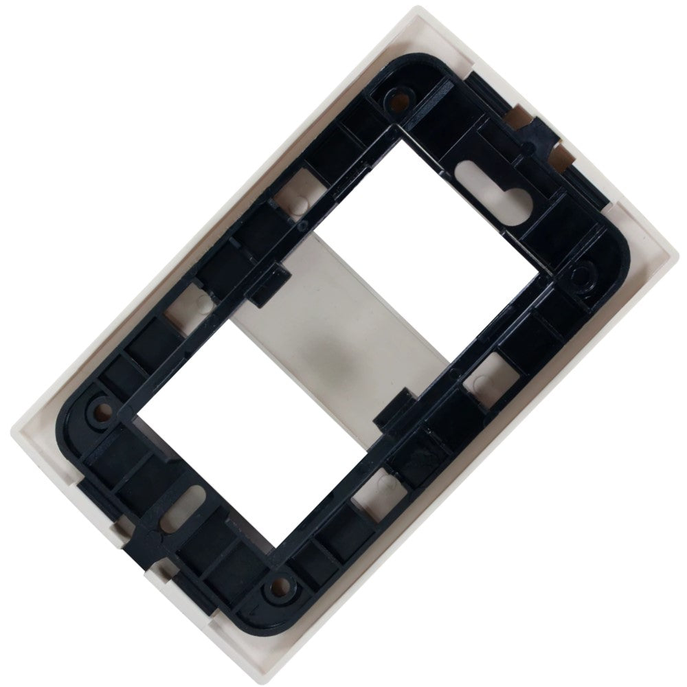 PLACA 2 MODULOS MARFIL MODULAR ULTRA LEVITON