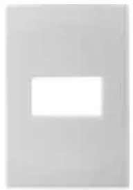 PLACA 1 MODULO BLANCO PERLADO MODULAR ULTRA LEVITON