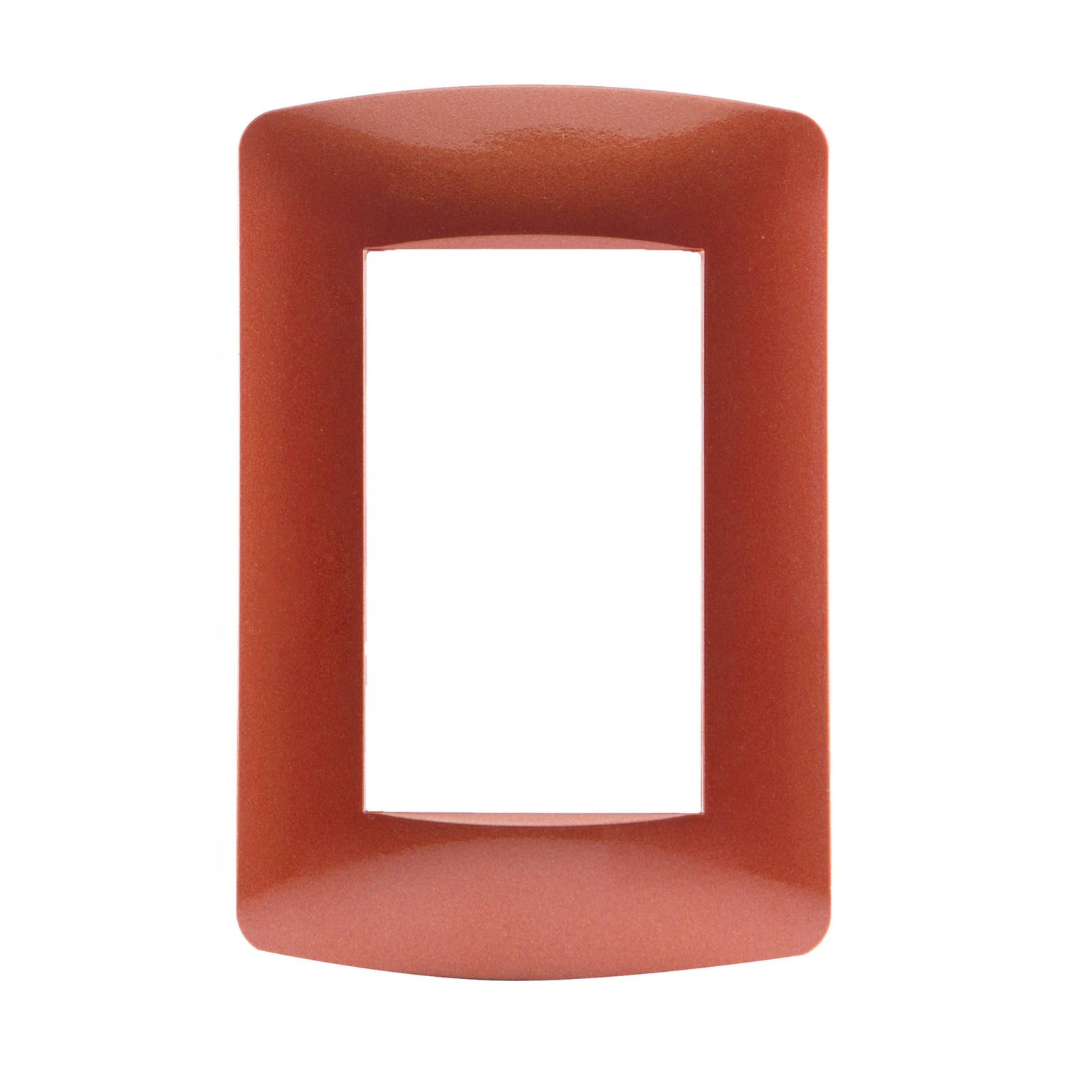 PLACA 3 MODULOS PULIDO NARANJA VICTORIA LEVITON