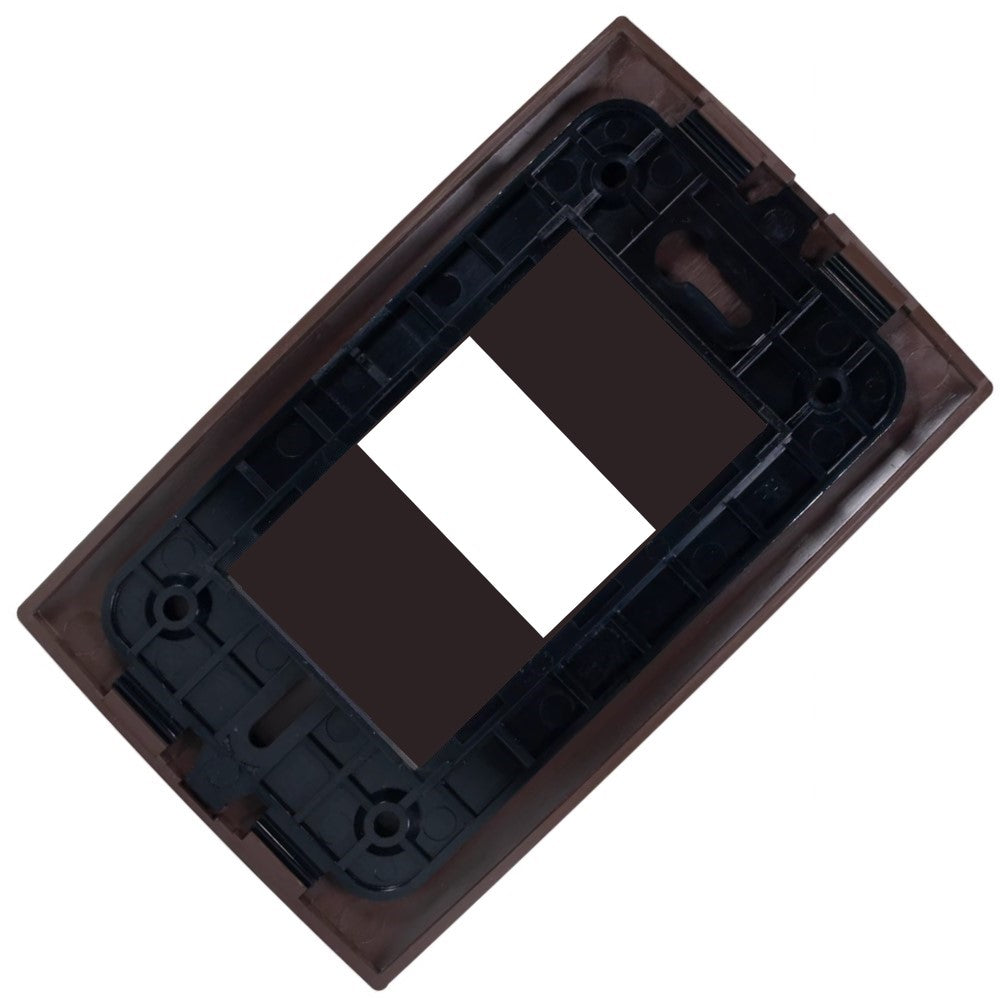 PLACA 1 MODULO CHOCOLATE MODULAR ULTRA LEVITON