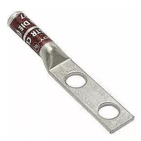 TERMINAL CU A COMP CAÑON LARGO DOBLE OJILLO 3/8" CAL. 2" *** AP *** ***COD. BURNDY YA2C2TC38***
