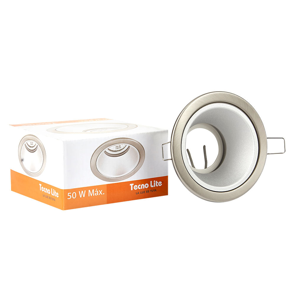 LAMPARA EMPOTRABLE DOWNLIGHT BASE GX5.3 YD-525/S
