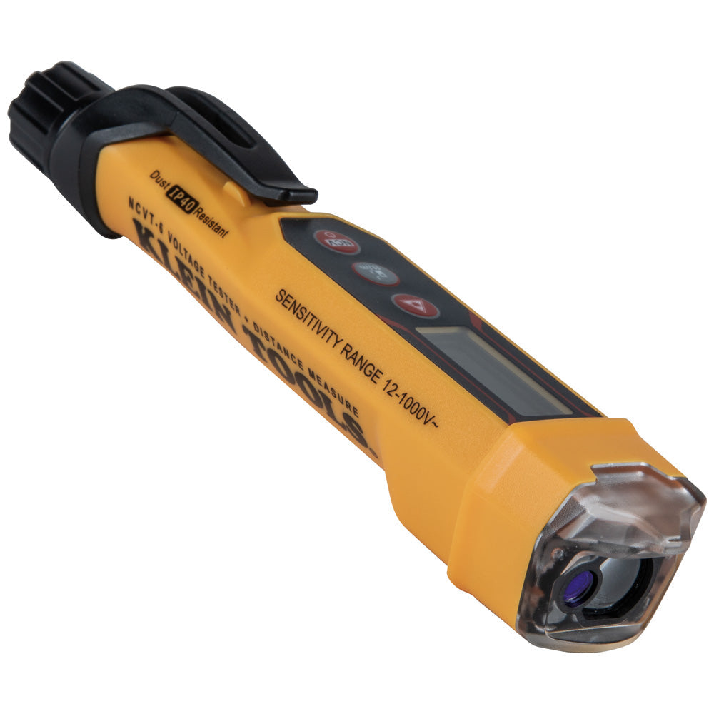 PROBADOR DE VOLTAJE SIN CONTACTO TIPO LAPIZ 12-1000VCA CON MEDIDOR DE DISTANCIA LASER KLEIN TOOLS